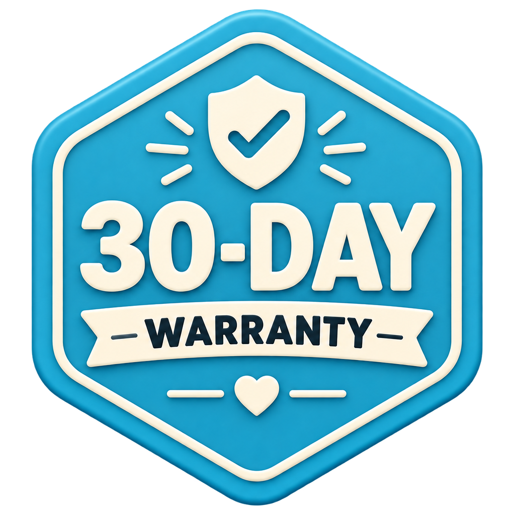30-Day Warranty