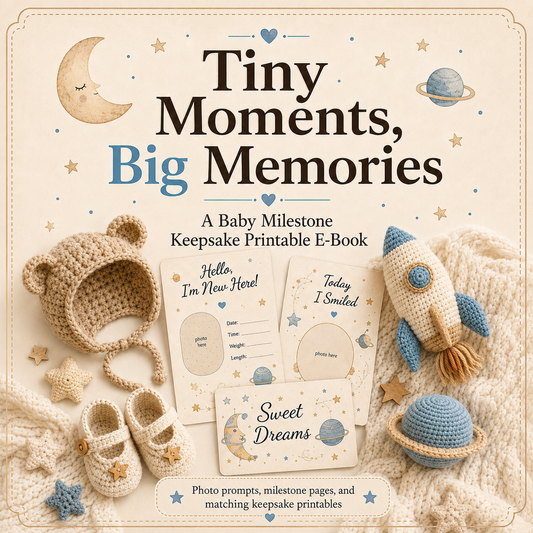 Baby Milestone Keepsake E-Book